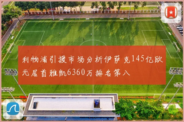 利物浦引援市场分析伊萨克145亿欧元居首雅凯6360万排名第八