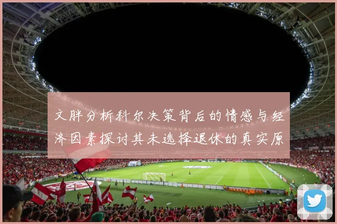 文胖分析科尔决策背后的情感与经济因素探讨其未选择退休的真实原因
